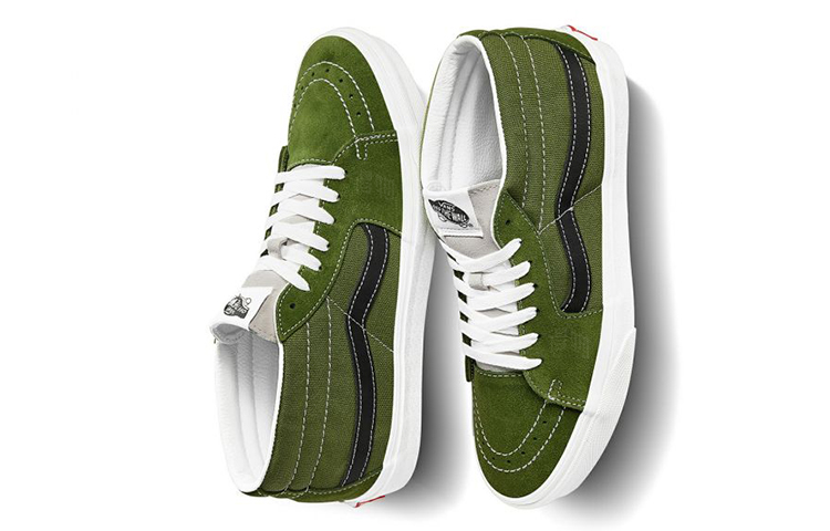 Кеды Vans SK8 (зеленые) — Зелёный — фото 3