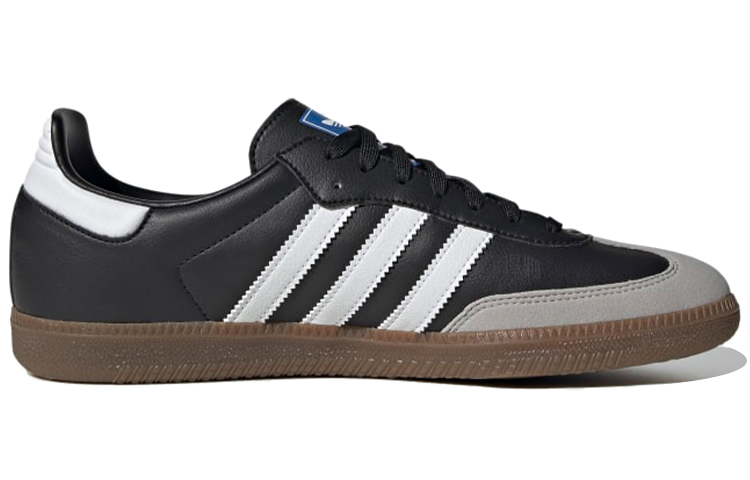 Кеды adidas originals Samba Vegan (черно-серая) — фото 2