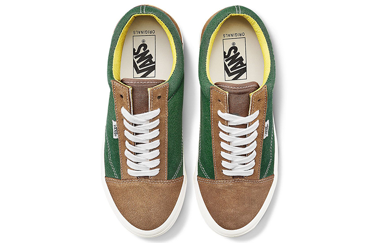 Кеды Vans Old Skool Ns Og Lx (зелено-коричневые) — фото 3