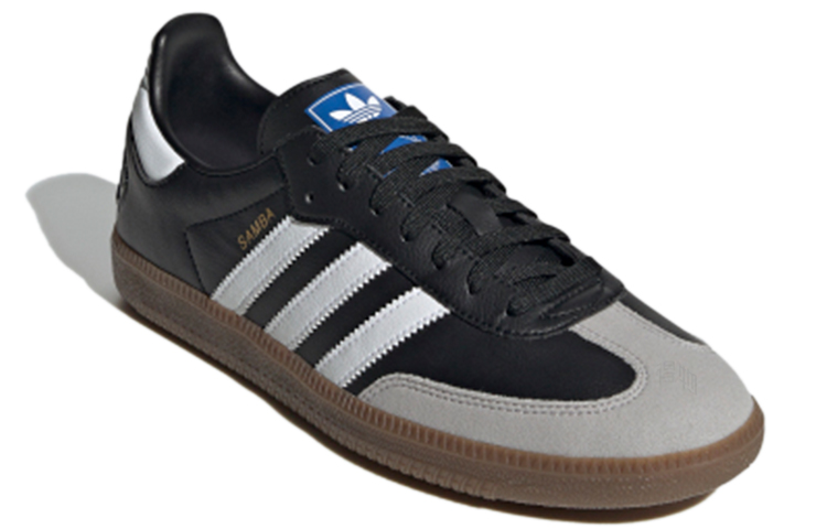 Кеды adidas originals Samba Vegan (черно-серая) — фото 3
