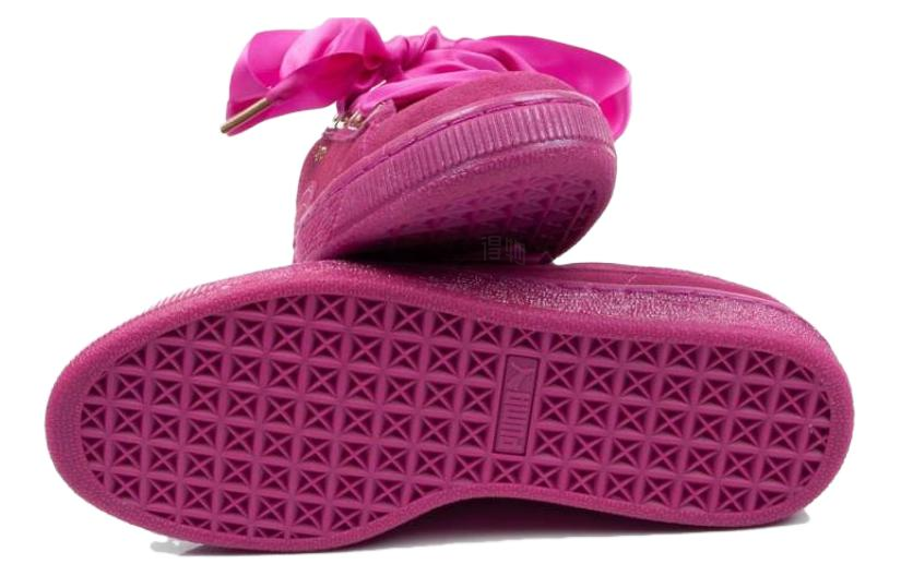 Кеды PUMA Suede Heart Satin (розовые) — фото 5