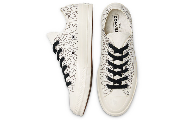 Кеды Converse 1970s Low (бежево-белый / черный) — Бежевыйбелый / чёрный — фото 3