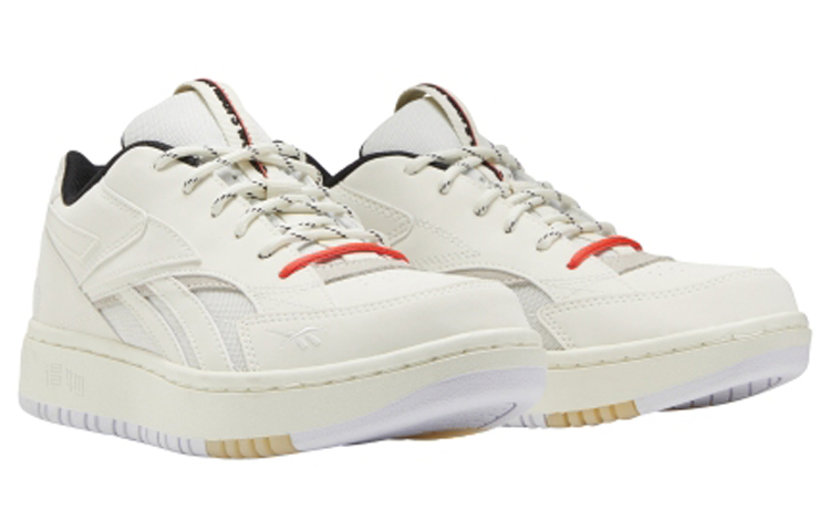 Женские кеды Reebok Court Double Mix (миндально-белые) — фото 2