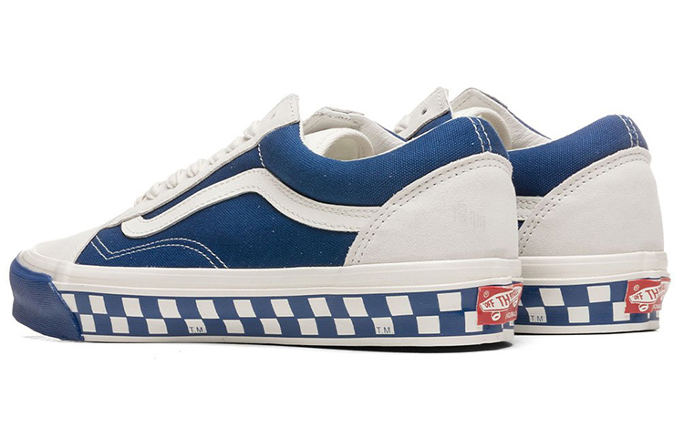 Кеды Vans Old Skool Vault OG LX (сине-белые) — фото 3