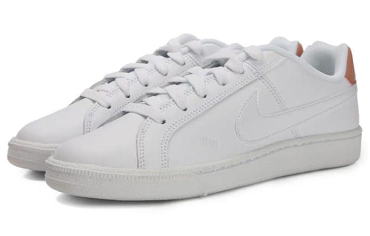 Женские кеды Nike Court Royale (бело-золотые) — фото 3