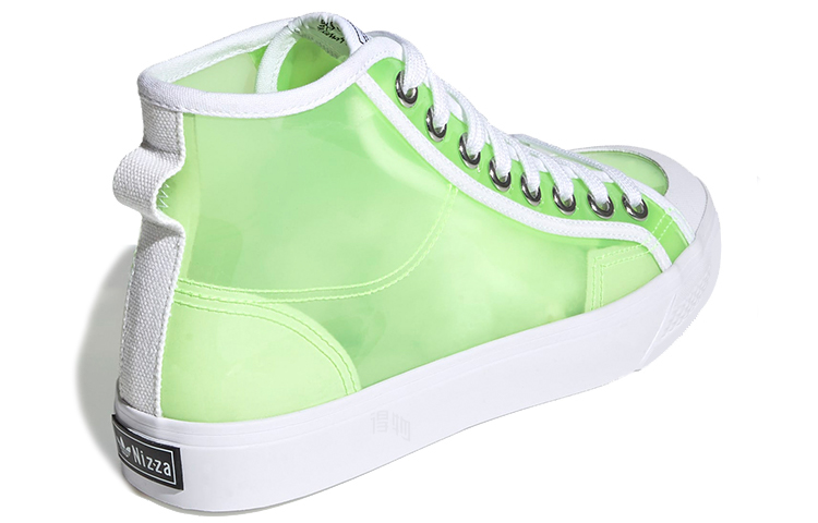 Женские кеды adidas originals NIZZA High (зеленые) — фото 4