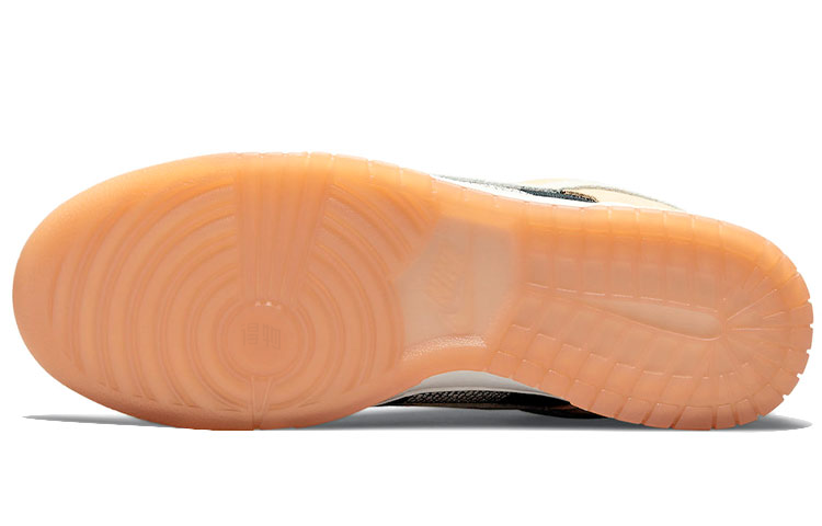 Мужские кроссовки Nike Dunk Rooted in Peace (бежево-черный) — 杏/白/黑 — фото 6
