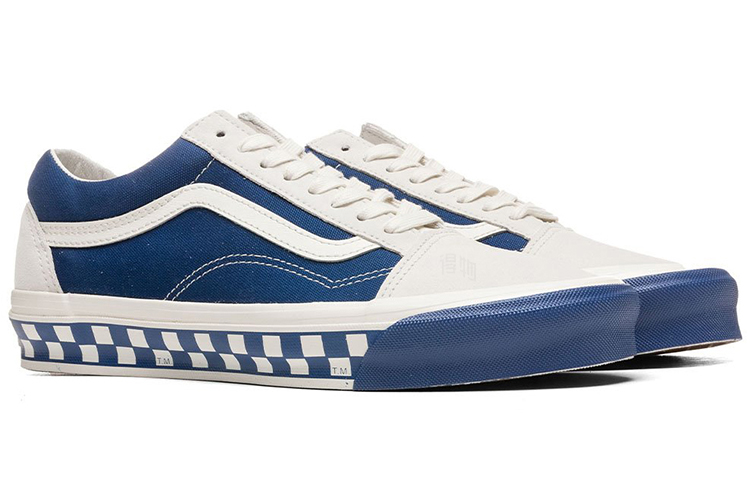 Кеды Vans Old Skool Vault OG LX (сине-белые) — фото 2