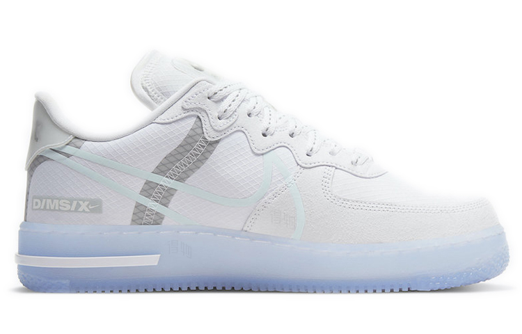 Кроссовки Nike Air Force 1 (бело-серые) — фото 2