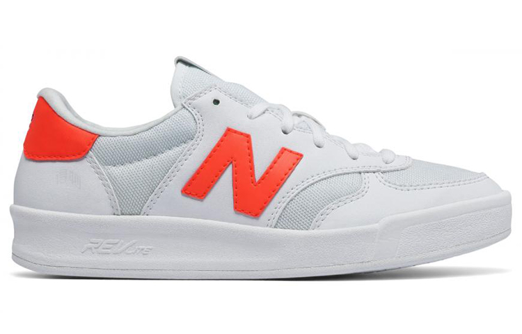 Женские кеды New Balance New Balance NB 300 (белый / оранжевый) — фото 2