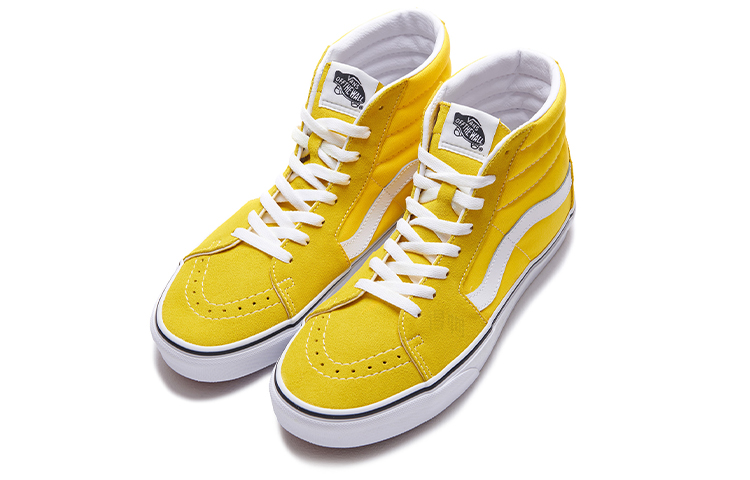 Кеды Vans SK8 (желто-белые) — фото 3