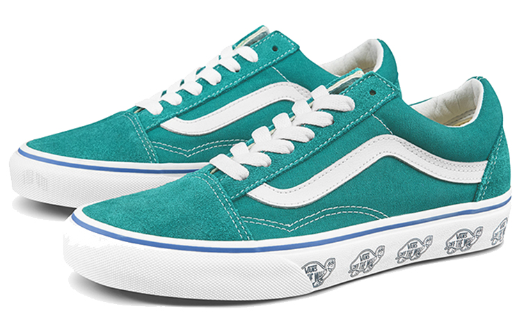 Кеды Vans Old Skool (бирюзовые) — фото 2