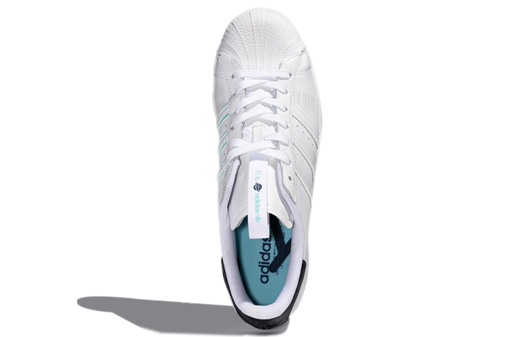 Кеды adidas originals Superstar (бело-синие) — фото 5