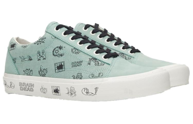 Кеды Brain Dead x Vans Old Skool (зеленые) — фото 2