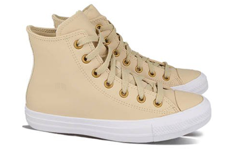 Женские кеды Converse Chuck Taylor All Star (молочно-коричневые) — 奶白棕色 — фото 3