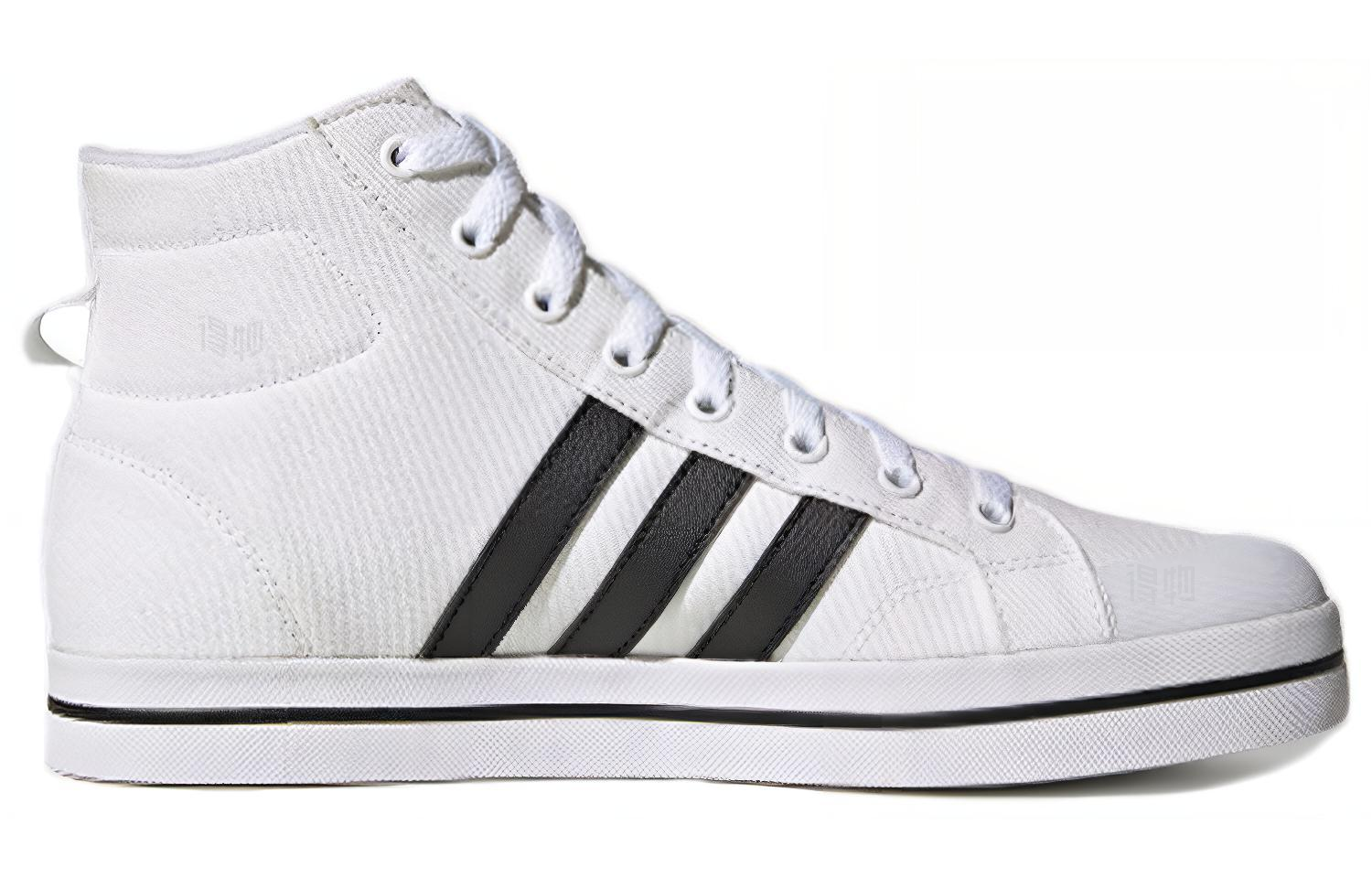 Мужские кеды adidas neo Bravada Mid (белые) — Белый — фото 2