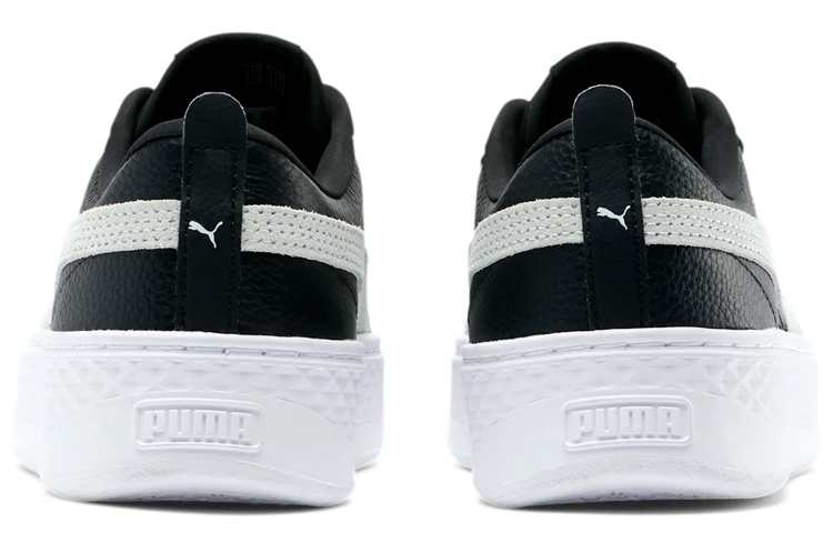 Женские кеды PUMA Platform Leather (черные) — фото 4