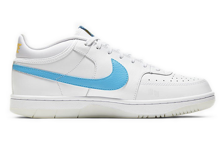 Мужские кеды Nike Sky Force 3/4 "Blue Fury" (бело-синий) — Белыйсиний — фото 2