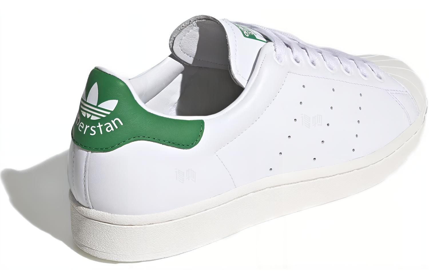 Унисекс кеды adidas originals Superstan (бело-зеленый) — фото 3