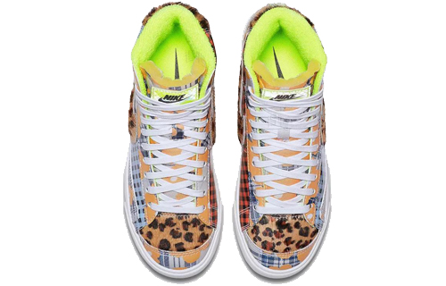 Кеды Nike Blazer 77 Gel Print OG (сине-бело-желтые) — фото 4