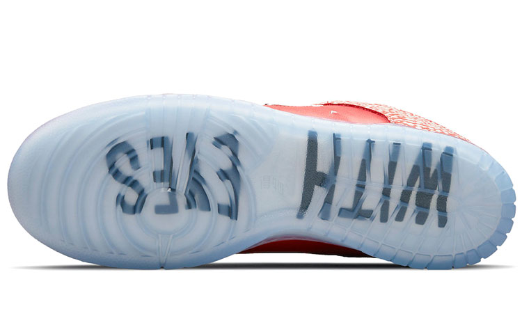 Кеды Nike x Stingwater Dunk SB og qs "magic mushroom" (красно-белый) — Красный / белый — фото 5