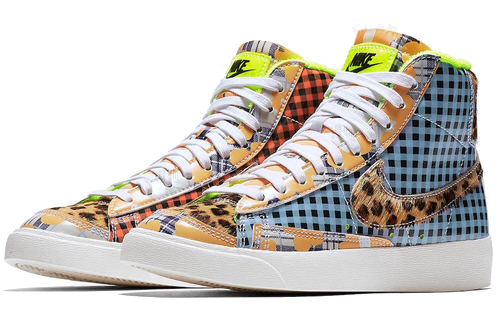 Кеды Nike Blazer 77 Gel Print OG (сине-бело-желтые) — фото 3