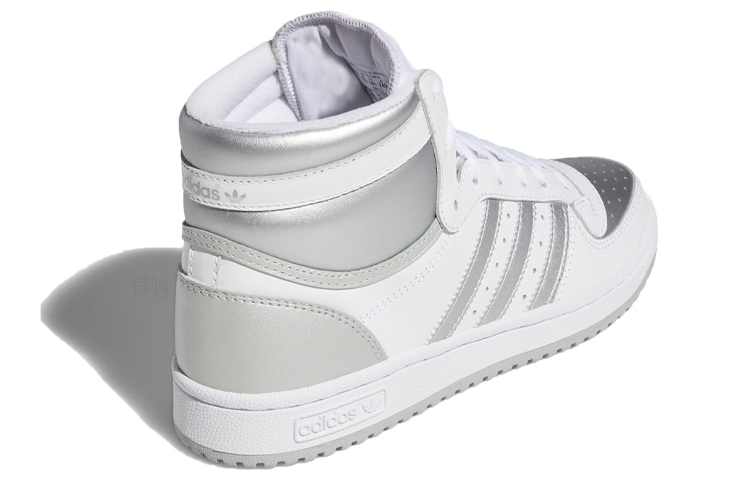 Женские кеды adidas originals Top ten Rb (серебристо-белые) — Белый / серебристый — фото 4