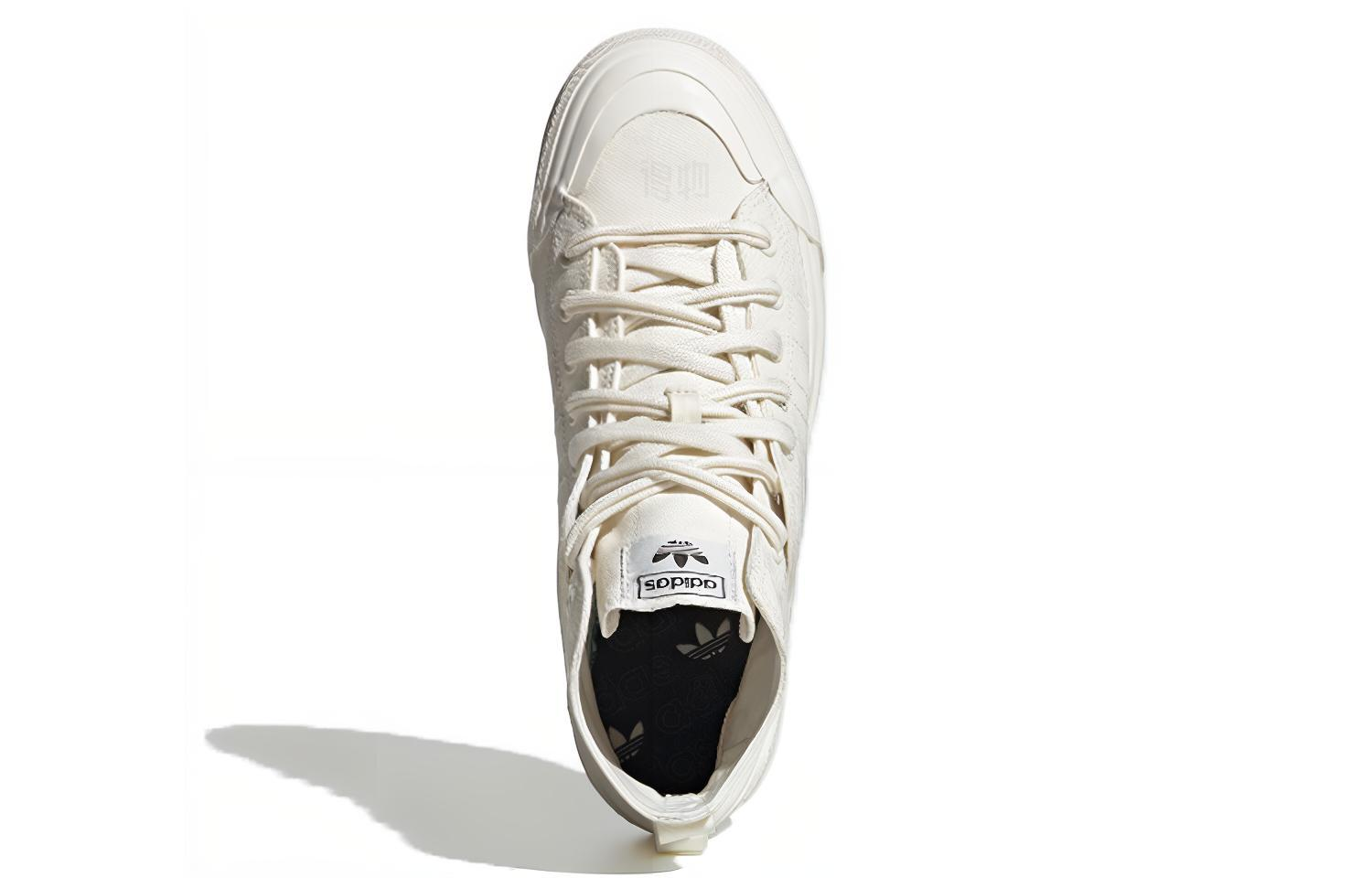 Кеды adidas originals Nizza Hi DL (белые) — Белый — фото 5