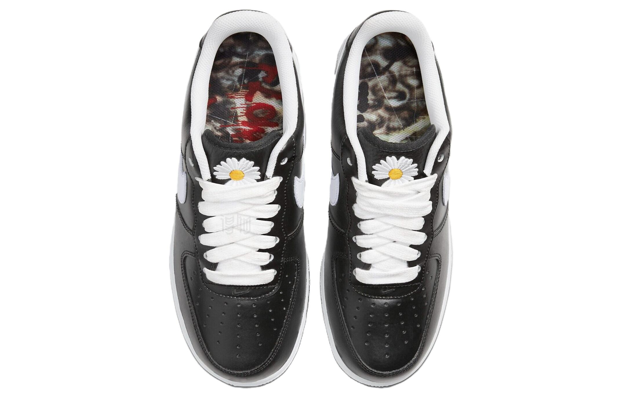 Кеды Nike × Peaceminusone Air Force 1 PMO (черные) — Чёрный / белый — фото 4