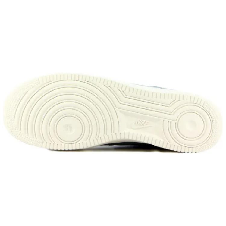 Мужские кроссовки Nike Air Force 1 ‘07 LV8 LTHR (синий) — Серый — фото 5