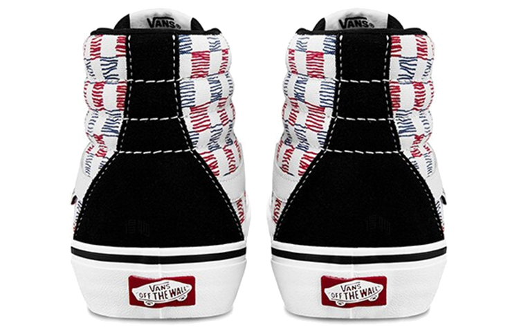 Кеды Vans SK8 Pro (черно-красно-синие) — фото 4