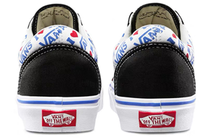 Кеды Vans Old Skool (черно-синие) — фото 4