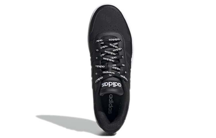 Кеды adidas neo Hoops 2.0 (черный / белый / коричневый) — Чёрный / белый / коричневый — фото 5