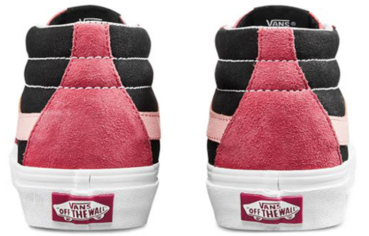 Кеды Vans SK8 Vintage Sport (черно-розовые) — Чёрный / розовый — фото 4