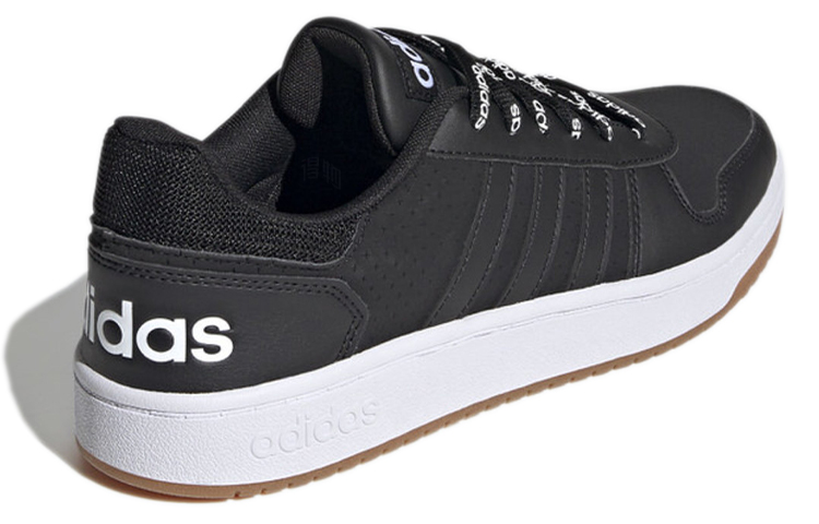 Кеды adidas neo Hoops 2.0 (черный / белый / коричневый) — Чёрный / белый / коричневый — фото 4