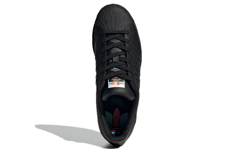 Женские кеды adidas originals Superstar (черные) — фото 5