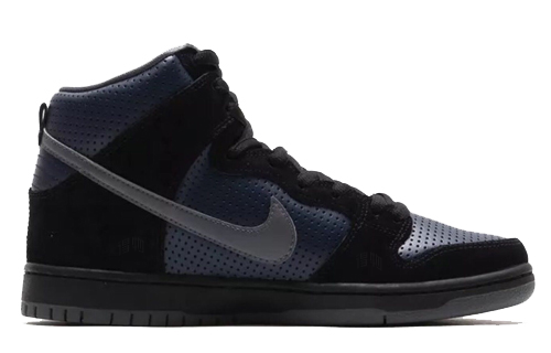Мужские кроссовки Nike Dunk SB Dunk SB High (черные) — Чёрный — фото 2