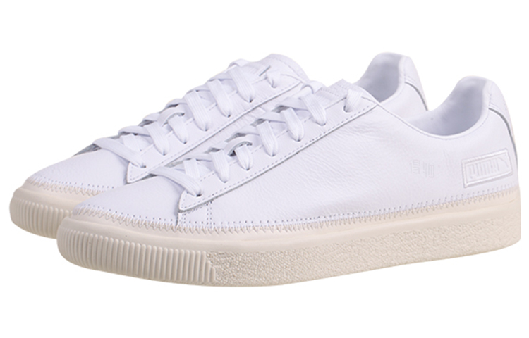 Кеды PUMA Basket Stitched (белые) — Белый — фото 3