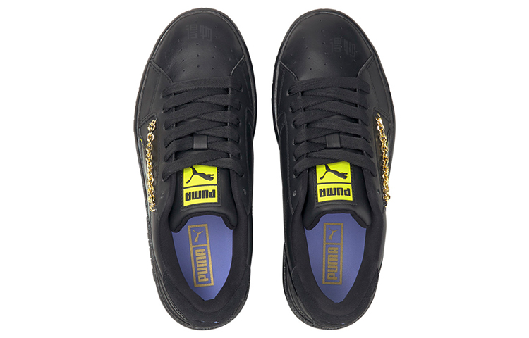 Женские кеды PUMA Cali Star Dark Dreams (черно-желтые) — Чёрный / жёлтый — фото 3