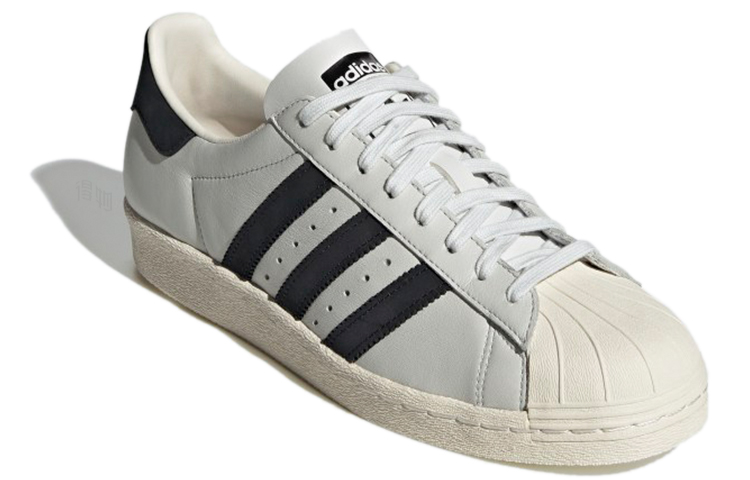Кеды adidas originals Superstar (серо-бело-черные) — фото 3