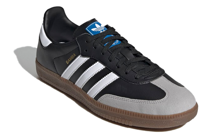 Кеды adidas originals Samba Vegan (черный / серый) — Чёрный / серый — фото 3
