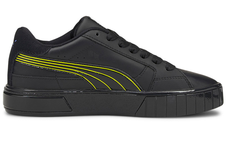 Женские кеды PUMA Cali Star Dark Dreams (черно-желтые) — Чёрный / жёлтый — фото 2
