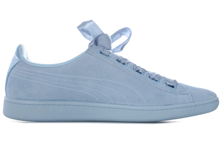 Женские кеды PUMA Vikky Ribbon Satin (синие) — фото 2