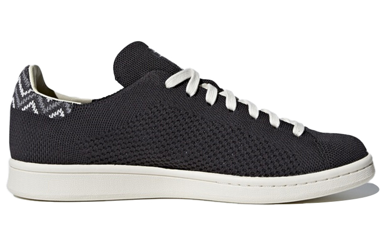 Кеды adidas originals StanSmith Primeknit (черно-белые) — фото 2