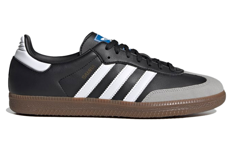 Кеды adidas originals Samba Vegan (черный / серый) — Чёрный / серый — фото 2