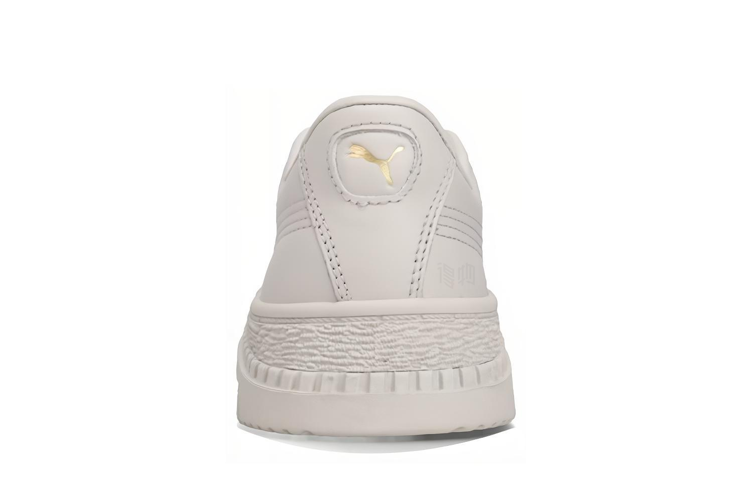 Женские кеды PUMA Utility Leather (белые) — Белый — фото 4