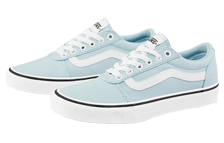 Женские кеды Vans Old Skool (светло-голубые) — фото 2