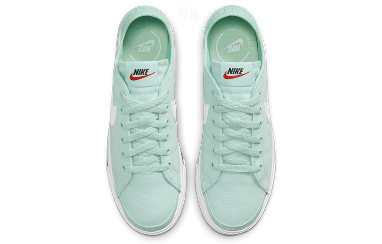 Женские кеды Nike Court Legacy CNVS (зеленый) — фото 4