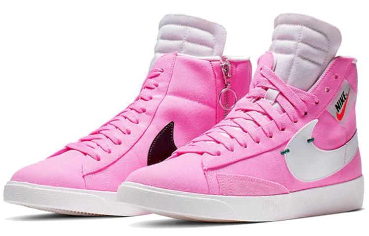 Женские кеды Nike Blazer Rebel (розовый) — фото 3