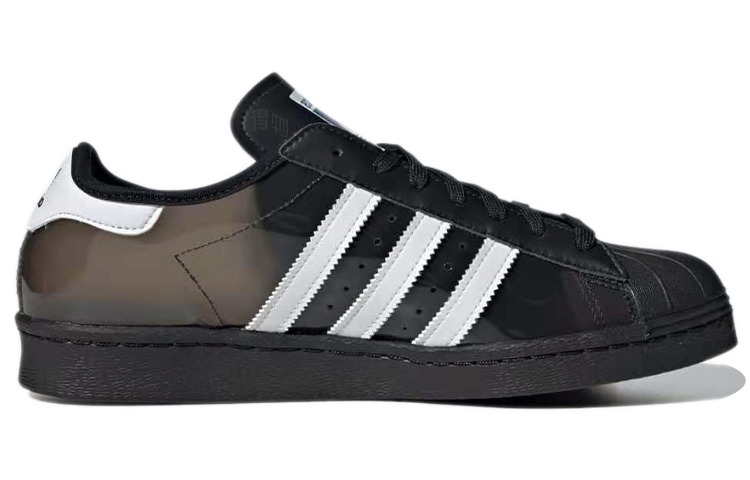 Кеды adidas Superstar Blondey (черно-бело-синие) — фото 2